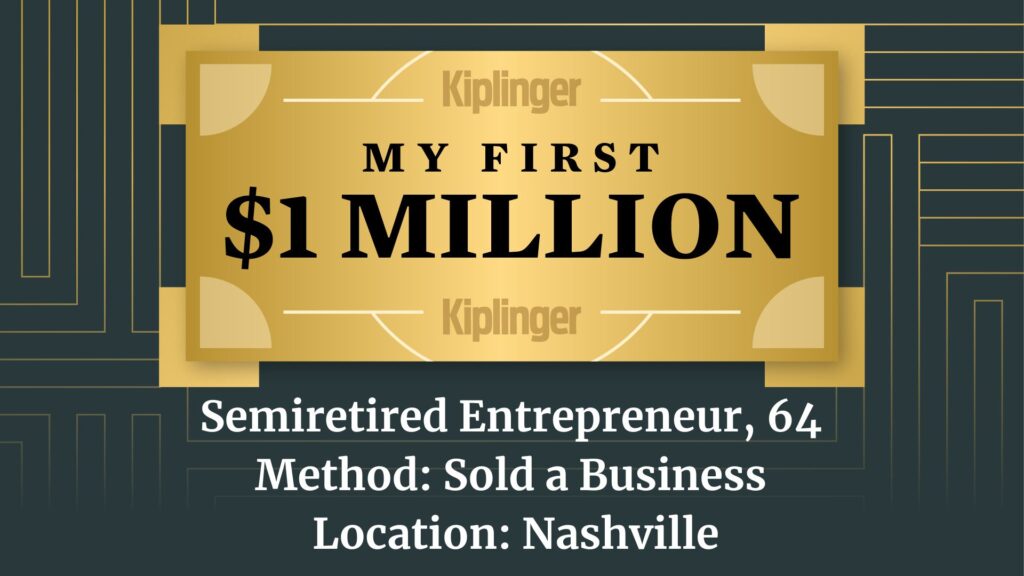 My First $1 Million logo for semiretired entrepreneur.