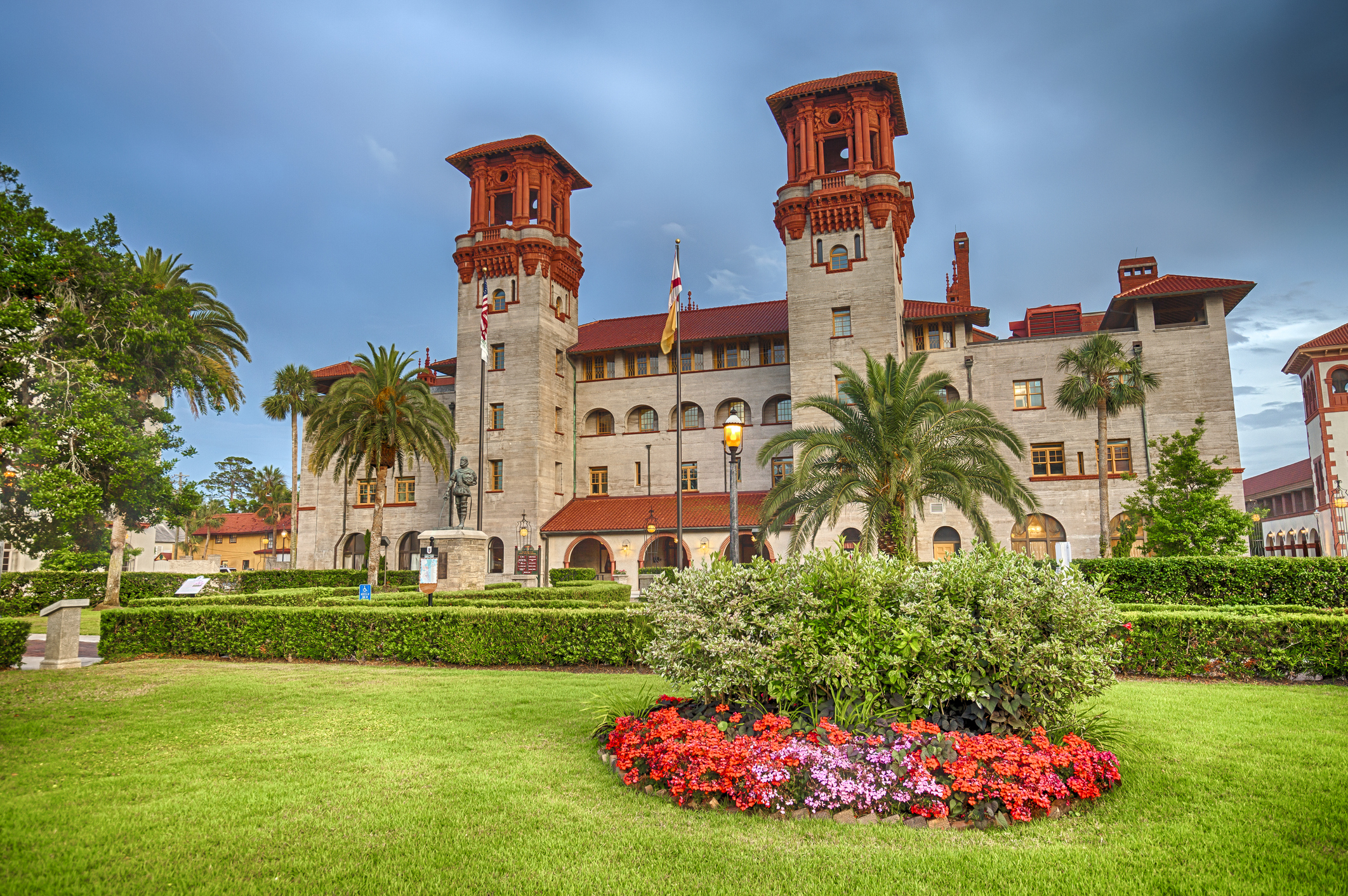Bâtiment historique construit en 1887 au centre-ville de St. Augustine, en Floride