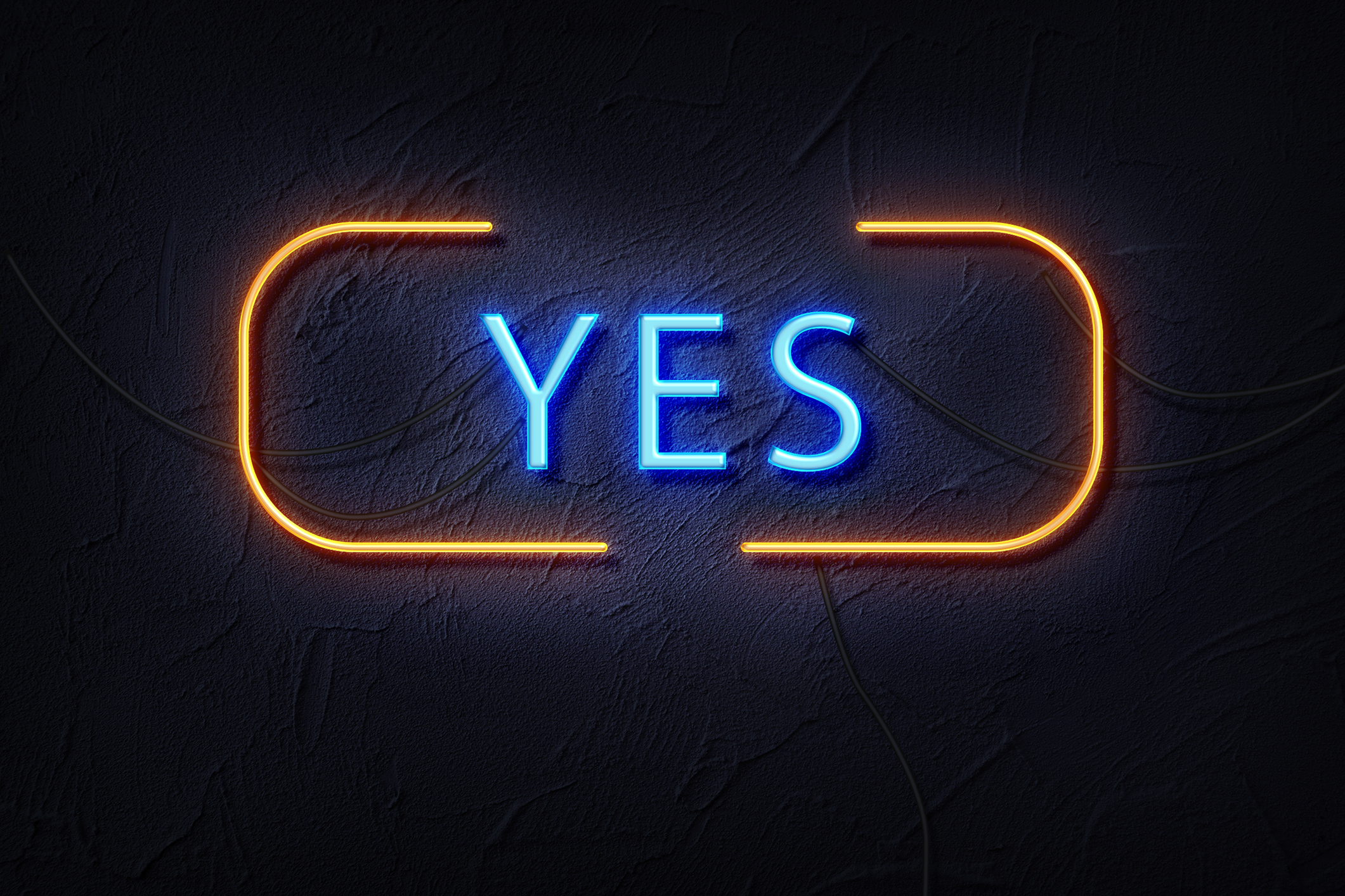 texte es dans un style néon - Photos