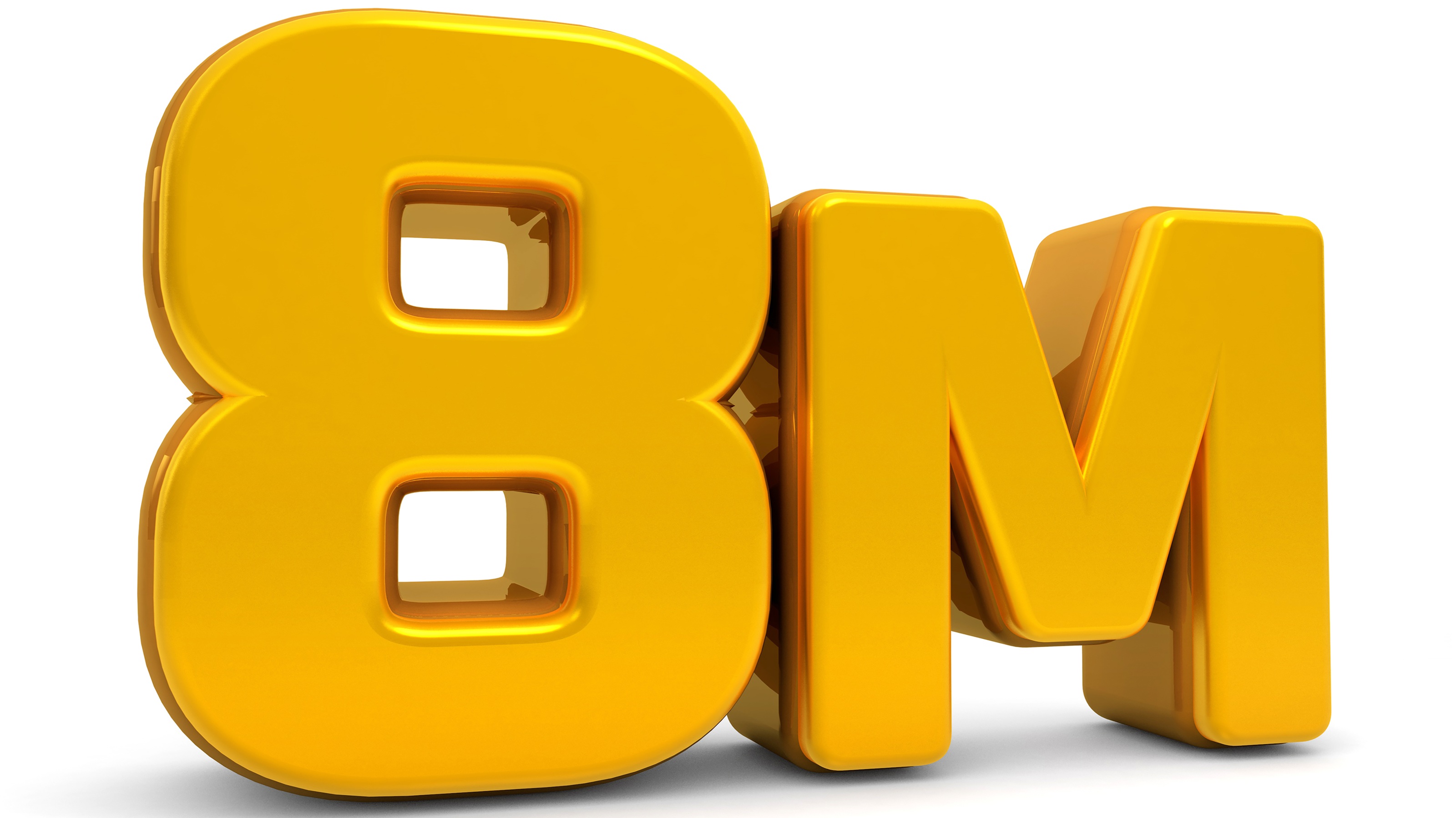 8M en grosses lettres dorées.