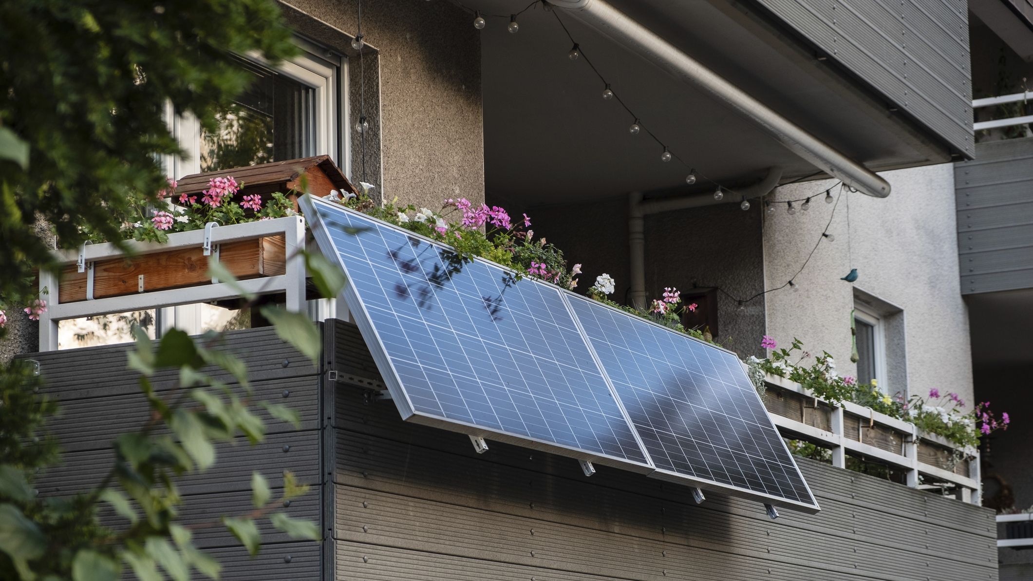 Centrale électrique avec balcon dans un immeuble à Düsseldorf