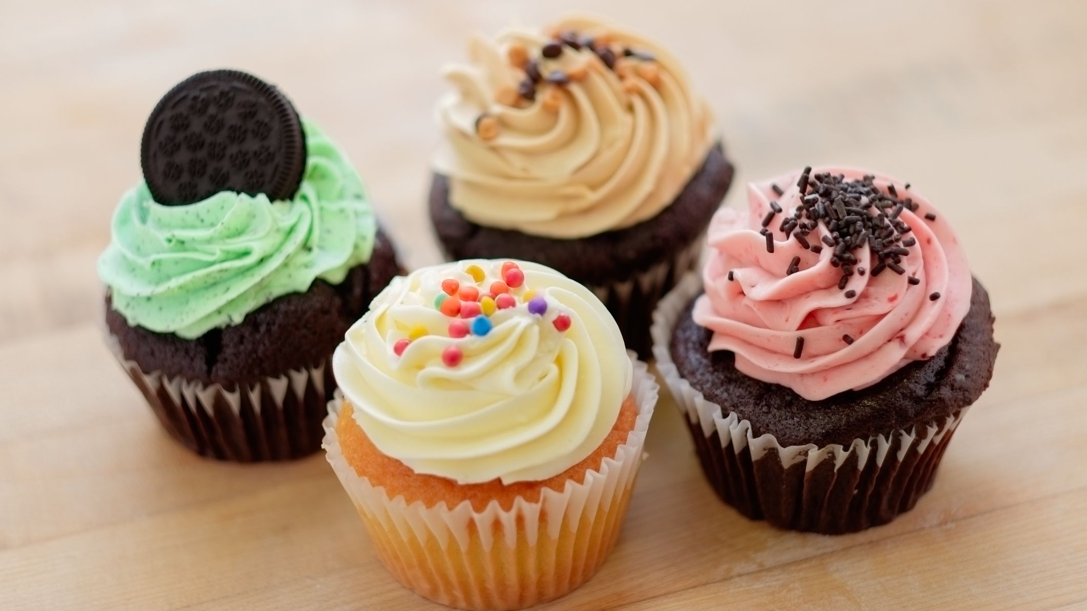 Assortiment de cupcakes gourmands