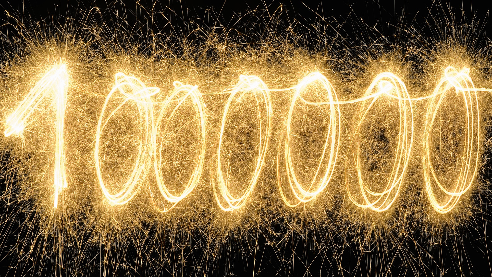 1 000 000 $ d'or scintillant.
