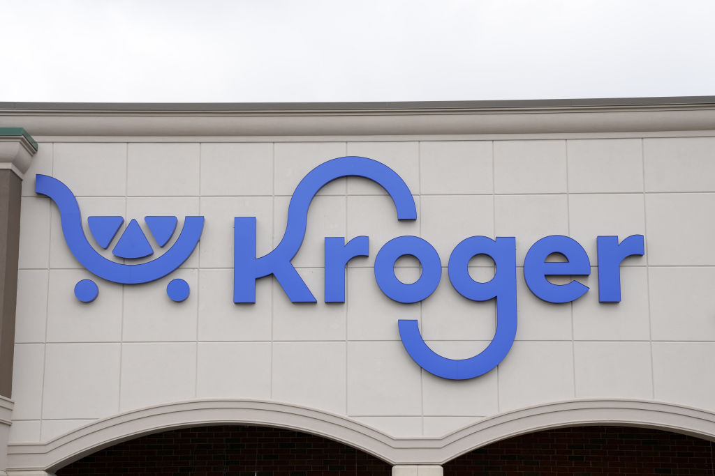 logo de la devanture de l'épicerie Kroger