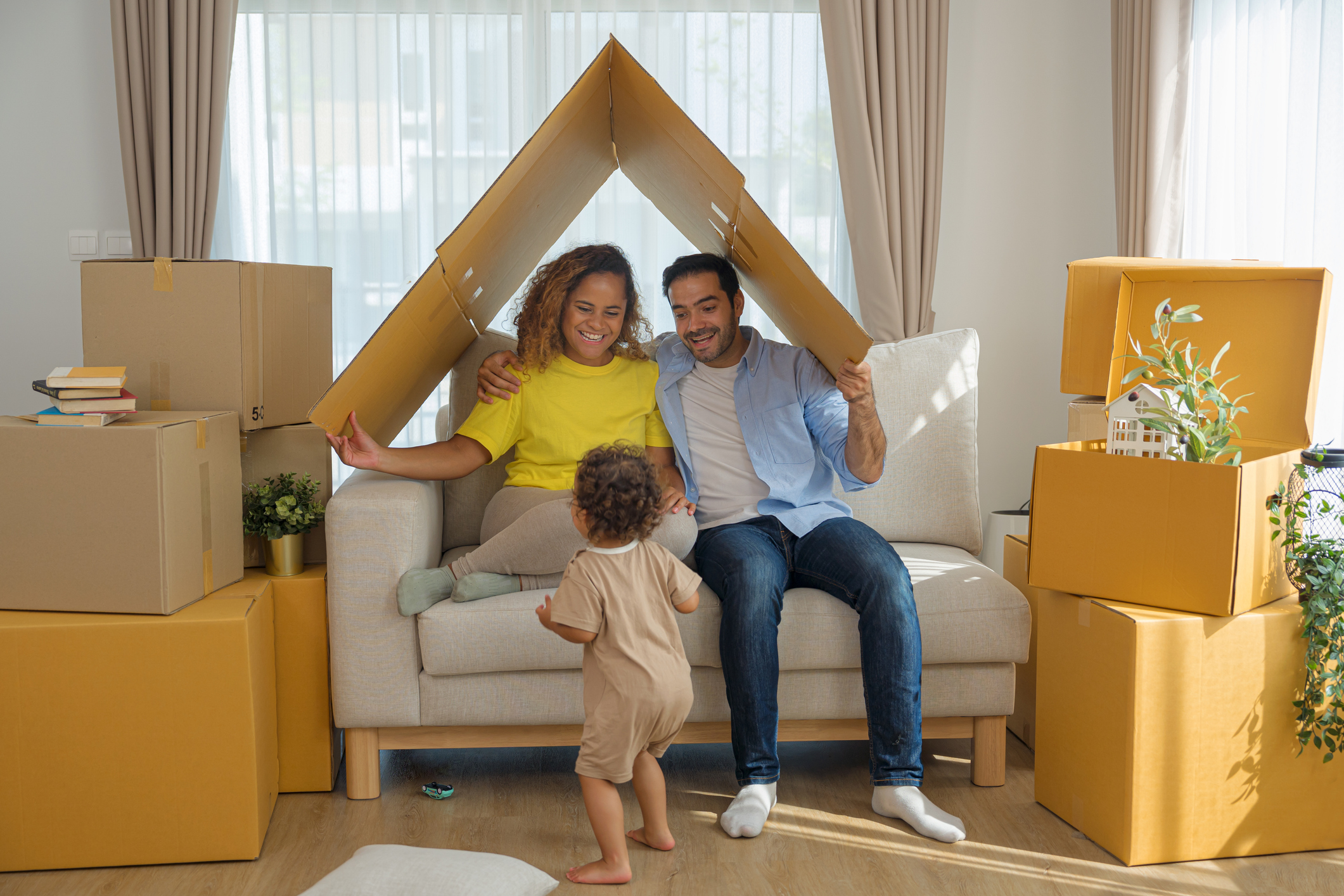 Concept de logement pour famille