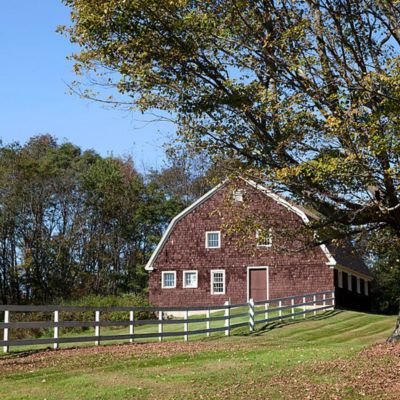 Scène de grange à Litchfield, Connecticut