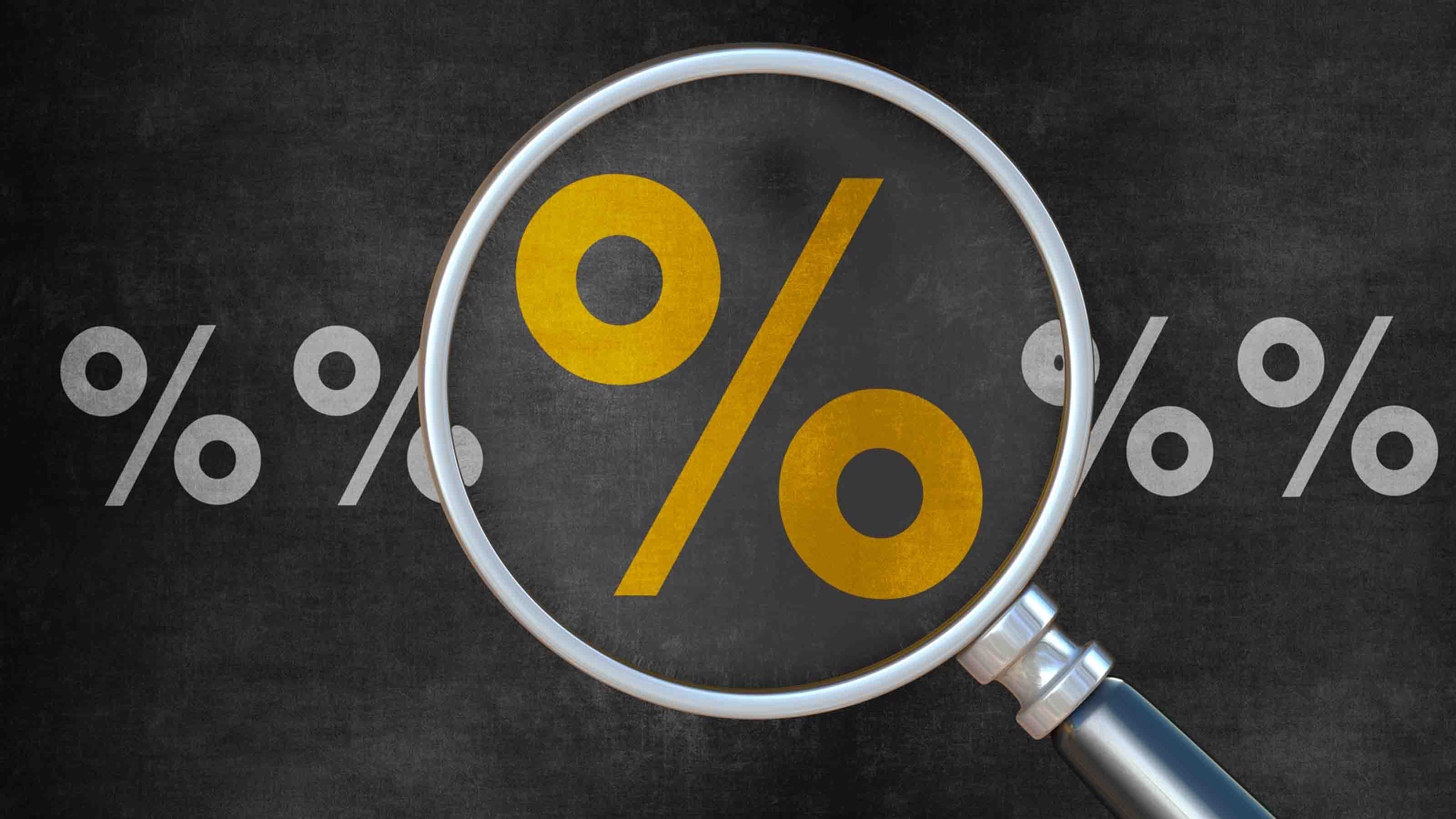 illustration du taux de pourcentage
